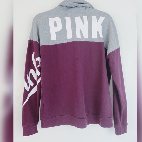 VS PINK Cowl Neck Hoodie - Picture 7 of 9